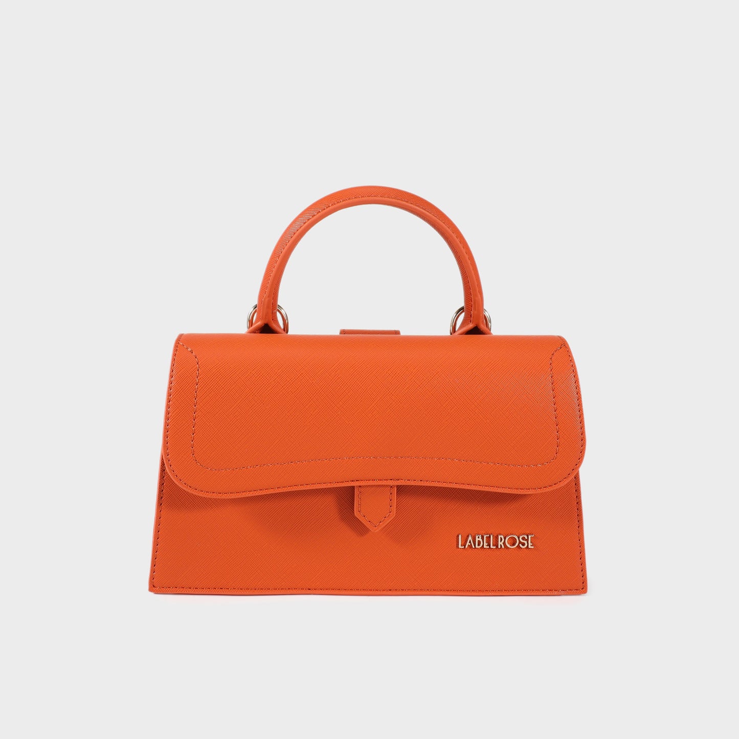 Borsa a mano PAIGE SAFFIANO - PUMPINK SPICE