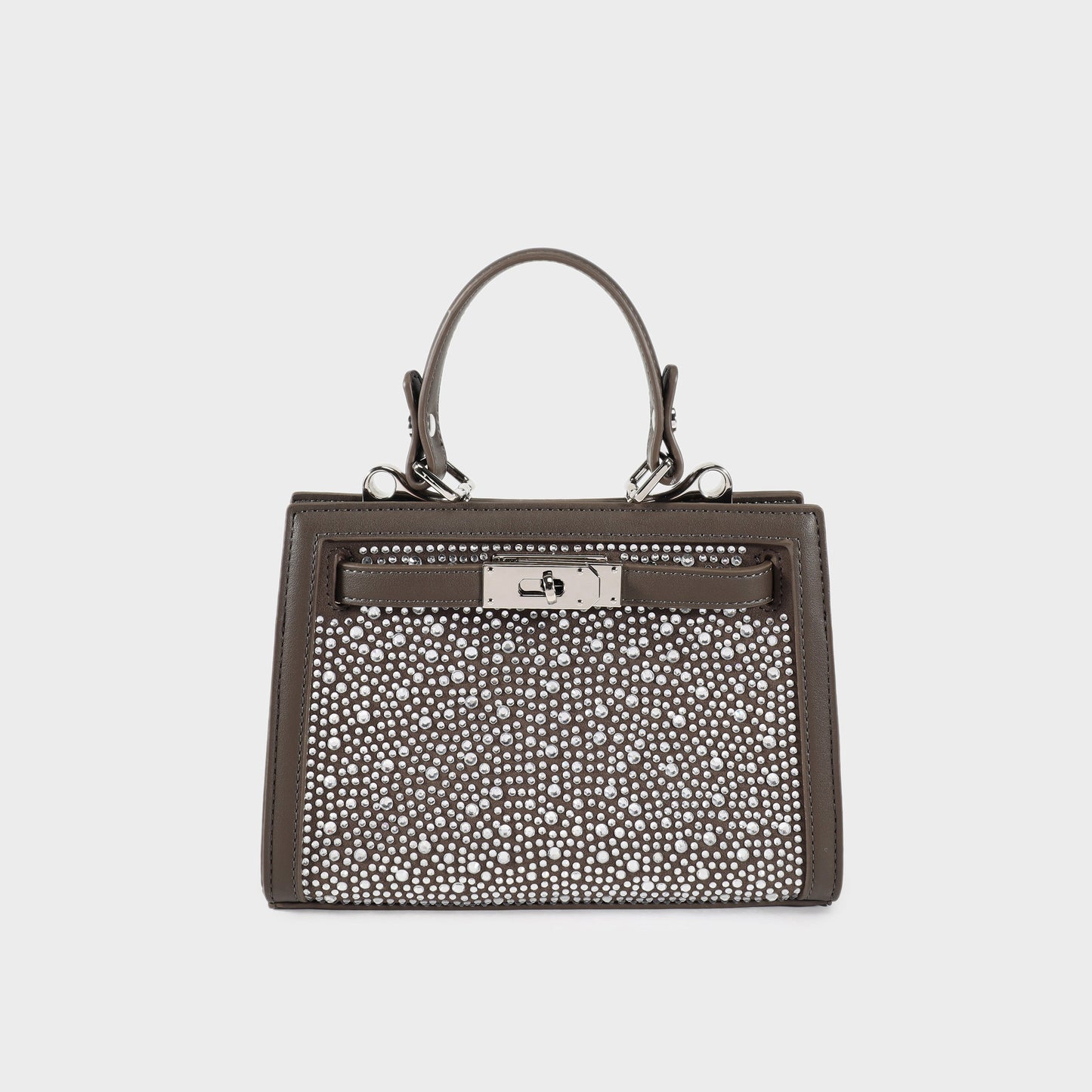Borsa a mano PARIS MINI STRASS - GREY