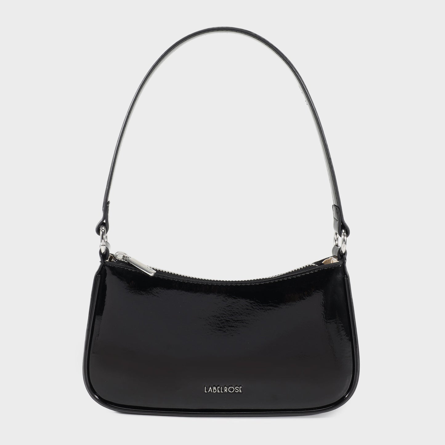 Borsa a spalla EMMA VERNICE - BLACK