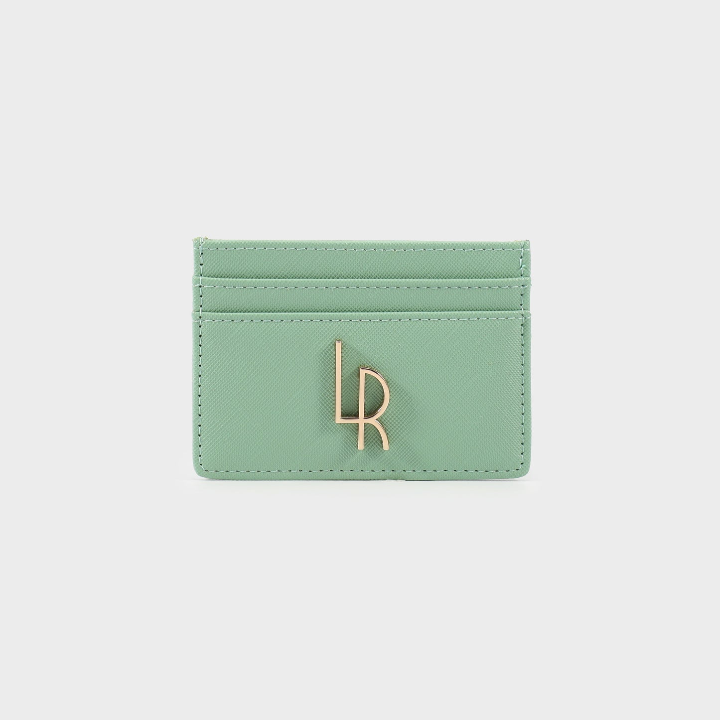 MINI BEAUTY saffiano WALLET - VERDE PASTELLO