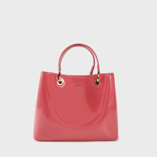 Borsa a mano MARGOT BIG VERNICE - FRENCH ROSE