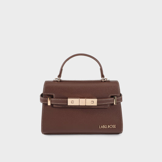 Borsa a mano GRACE 20X14 - CHOCOLATE