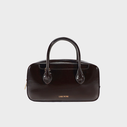 Borsa a mano IRIS - DARK BROWN