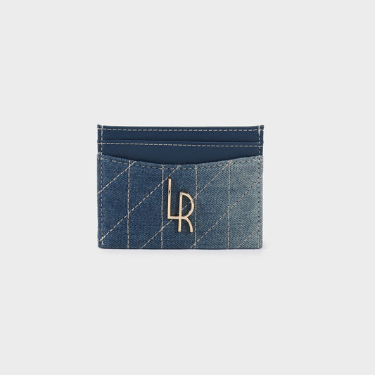 Portafoglio DENIM CARD WALLET - BLUE