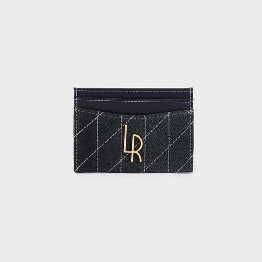 Portafoglio DENIM CARD WALLET - DARK BLUE